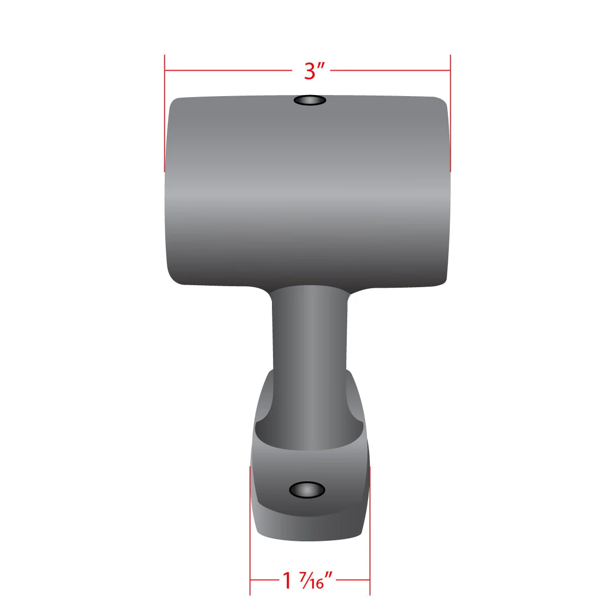 1 1/2'' Classic Endcap Bracket - Image 6