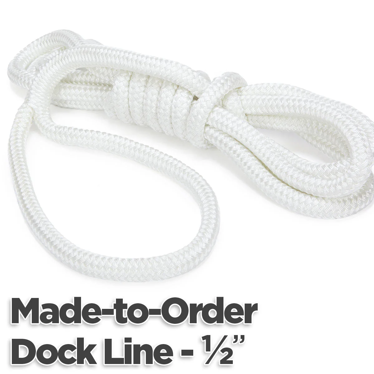1/2" Double Braid Nylon Dock Line - Made-to-Order - Image 3