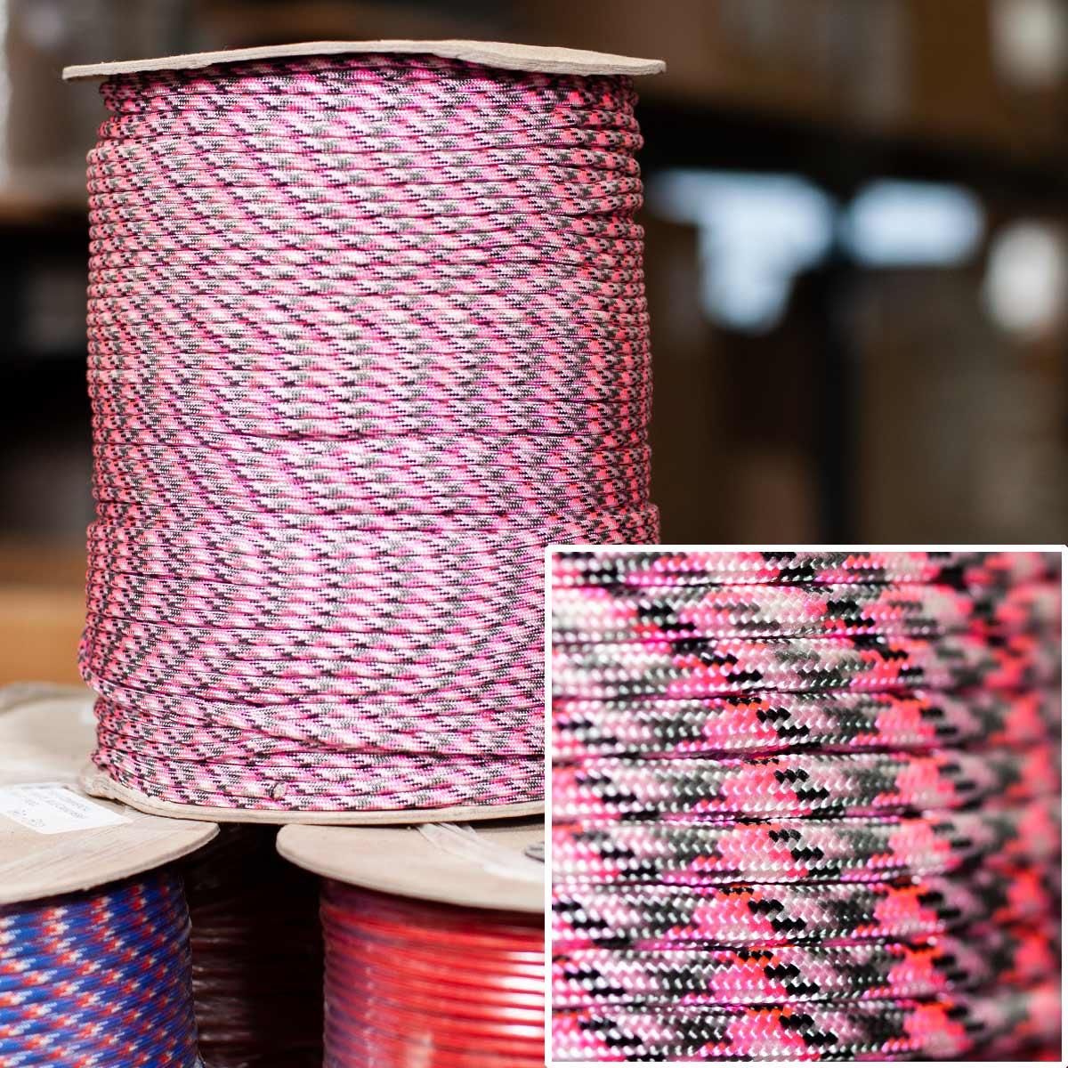 550 Paracord in Pretty In Pink - 1000' Spool