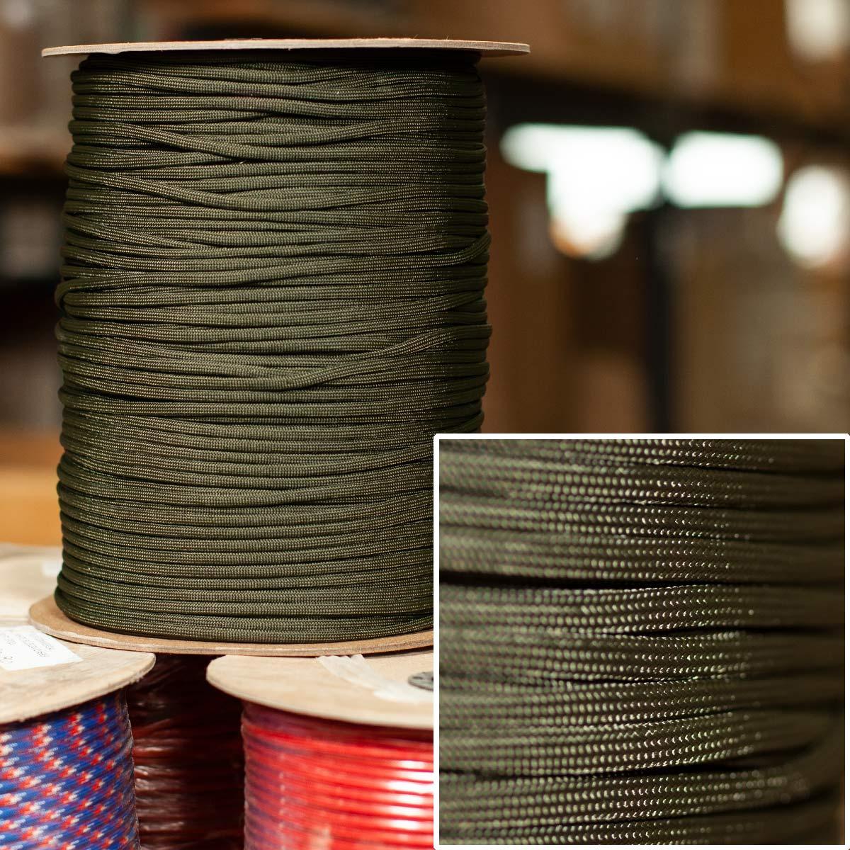 550 Paracord in Ranger Green - 1000' Spool