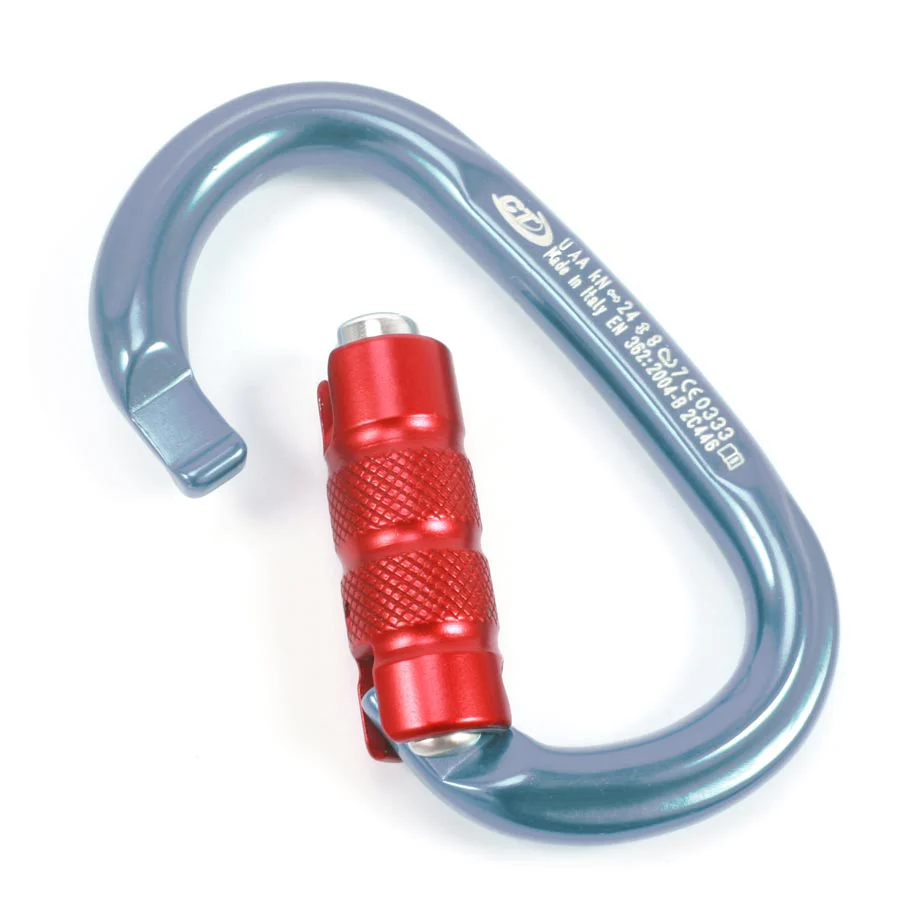 CT Oval Carabiner | Blue with Red Gate - Image 3