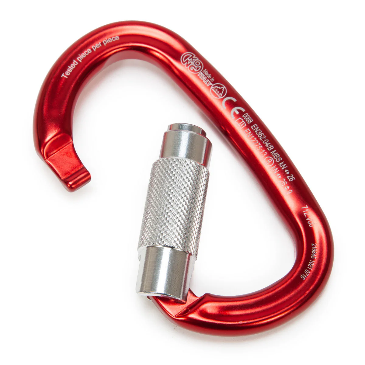 Kong Oval Carabiner - Red - Image 2
