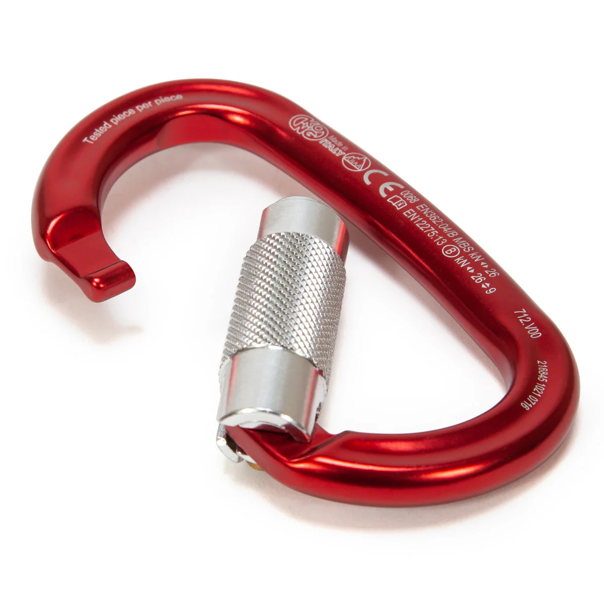 Kong Oval Carabiner - Red - Image 3