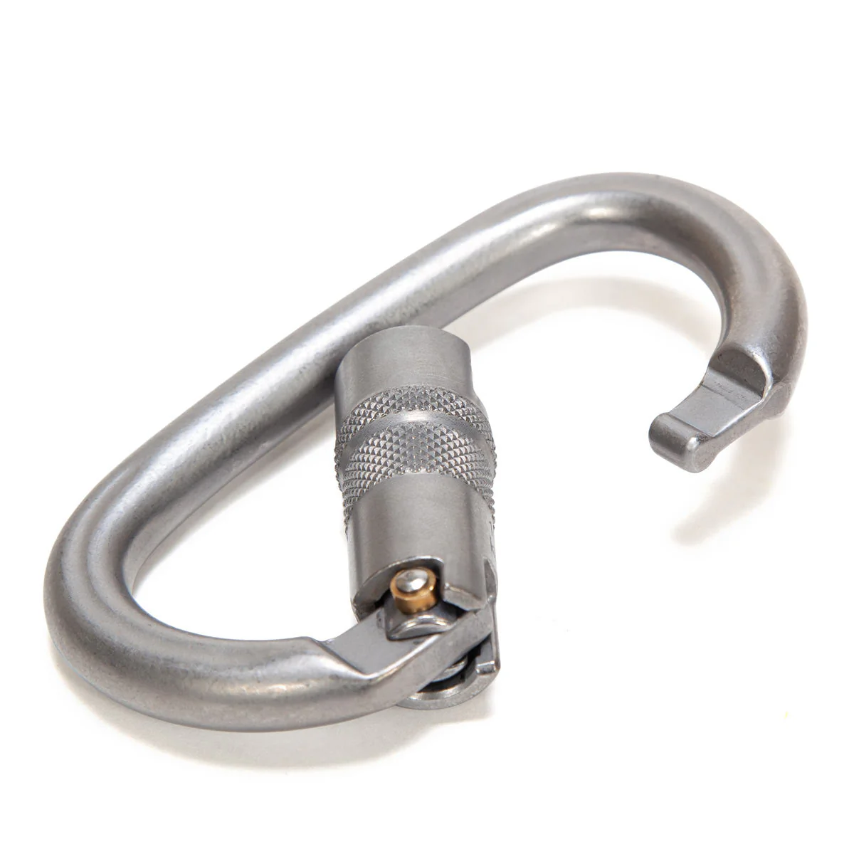 Kong Oval Steel Carabiner - Matte Silver - Image 3