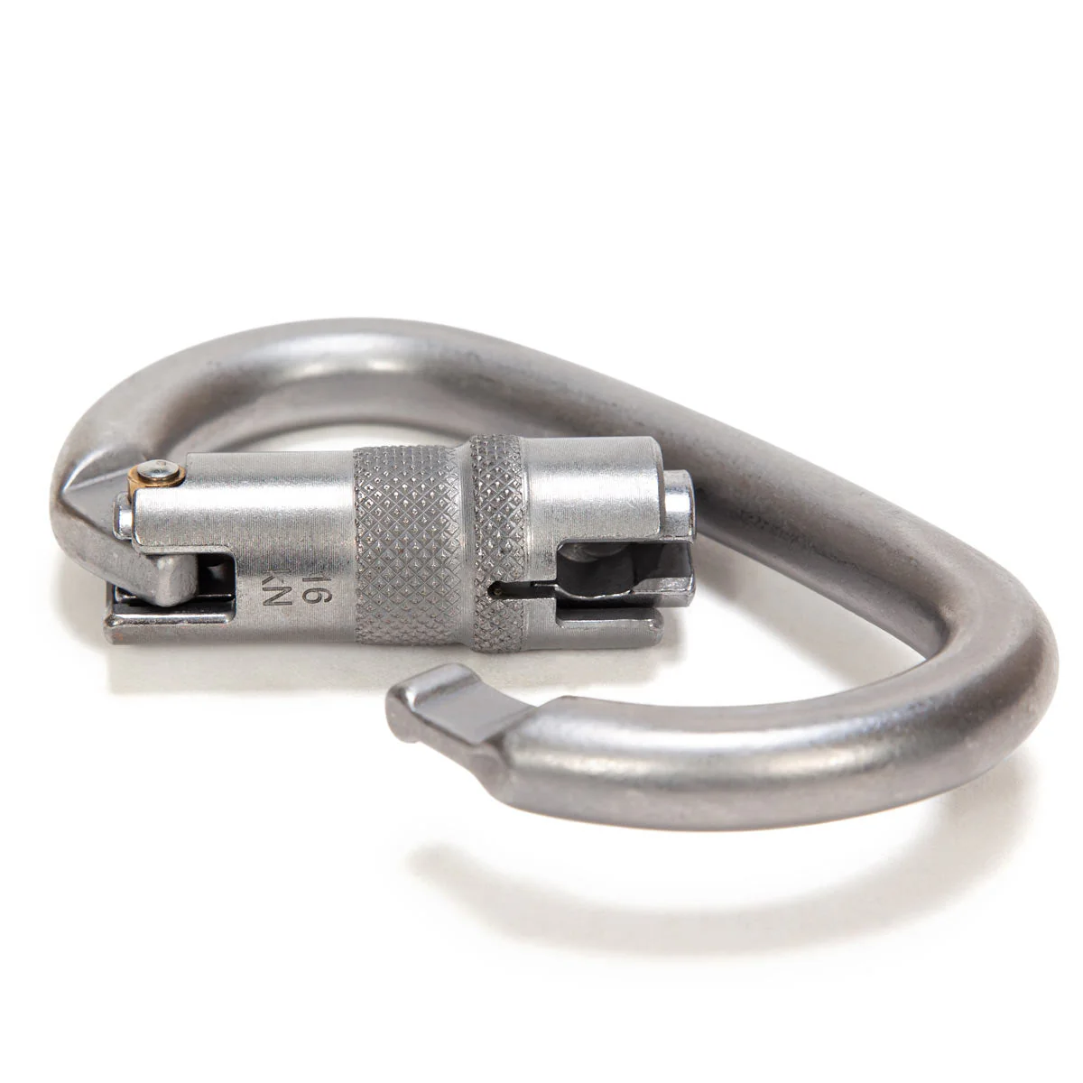 Kong Oval Steel Carabiner - Matte Silver - Image 4